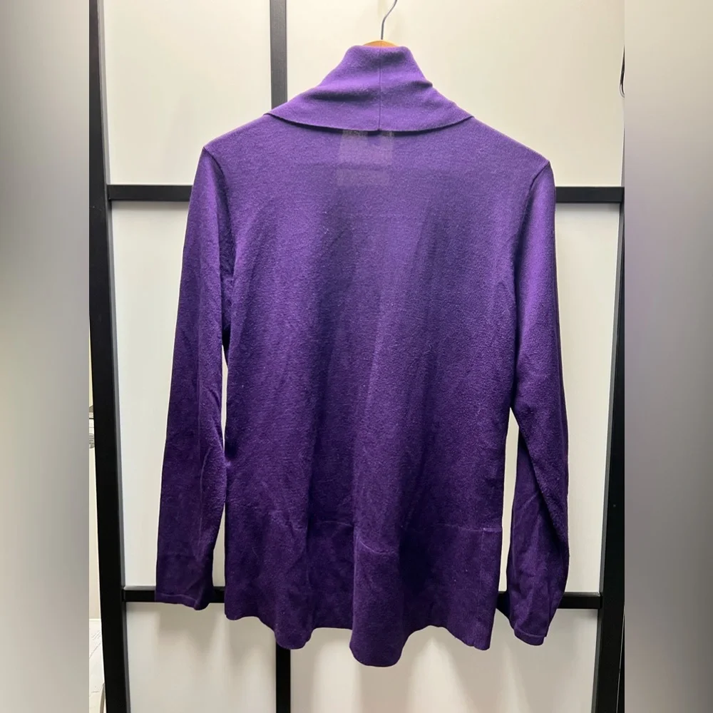 Violet sweater jacket - Picture 3 of 3